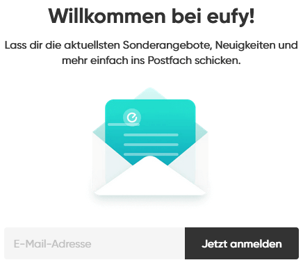 Abonnieren Sie den Eufy-Newsletter