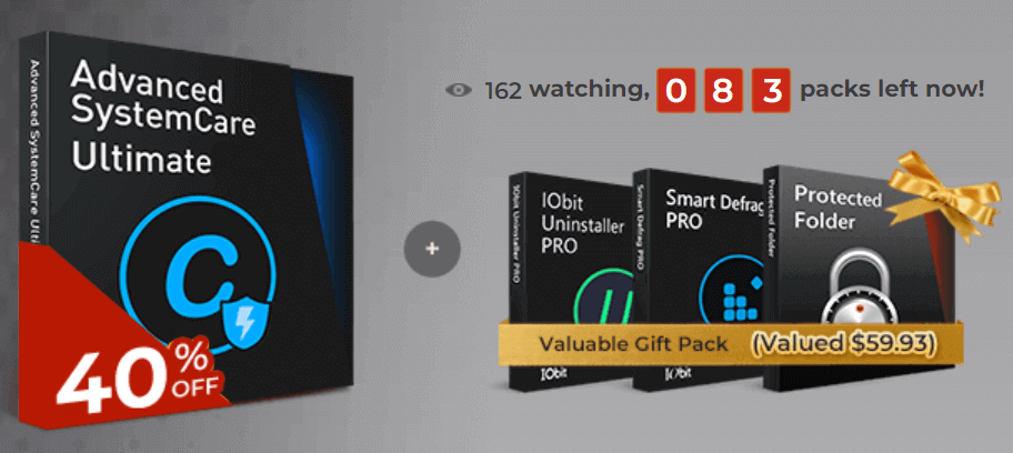 40% Off Advanced SystemCare Ultimate Promo