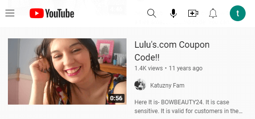 Lulus Promo Code YouTube Search Results