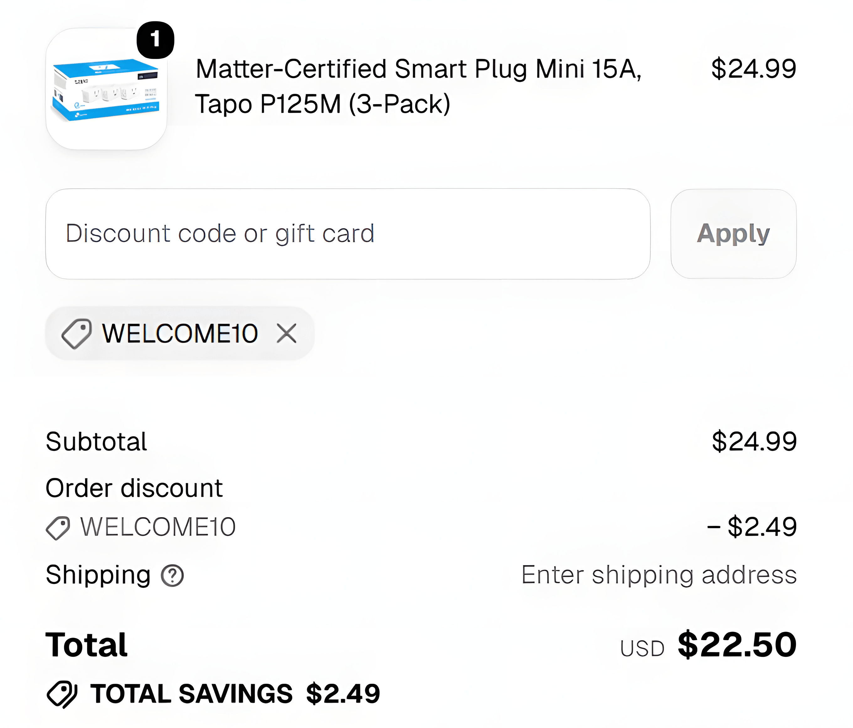 Tapo discount code verification Tapo discount code verification