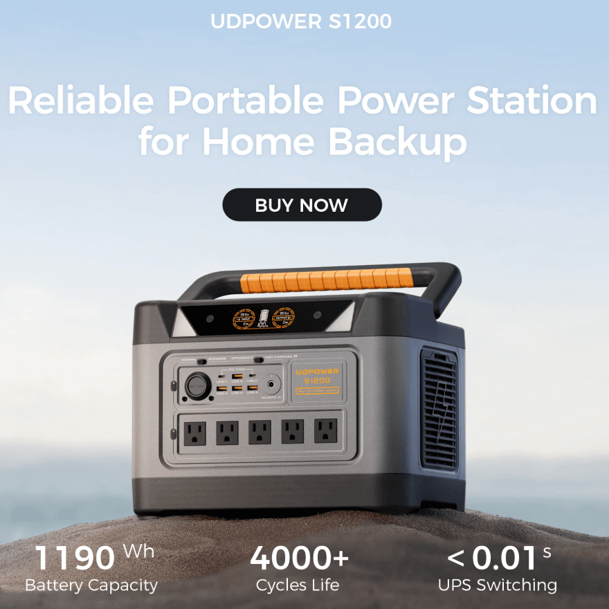 UDPOWER S1200 Portable Power Station