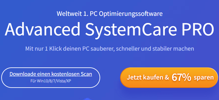 67% Rabatt auf IObit Advanced SystemCare