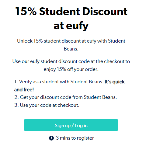 15% Eufy Student Discount