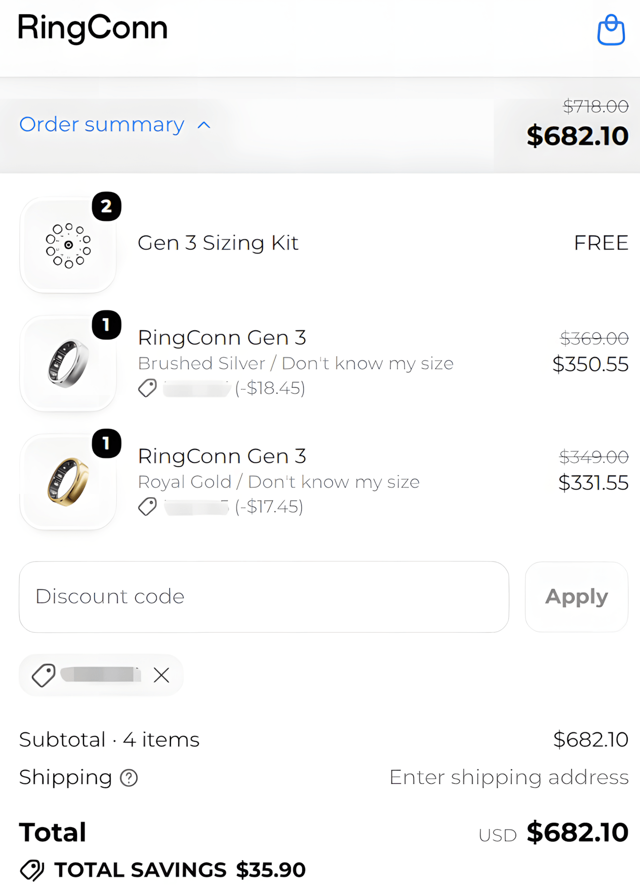 5% RingConn Gen 3 discount code verified at checkout 5% RingConn Gen 3 discount code verified at checkout