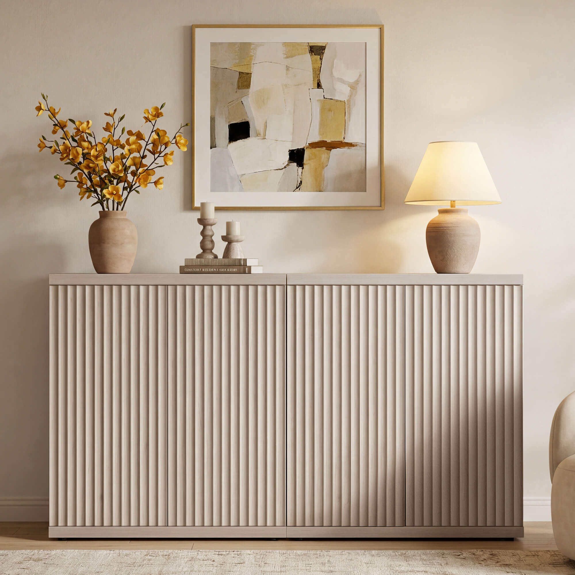 Sicotas Stria Sideboard Table with 2 Doors Sicotas Stria Sideboard Table with 2 Doors