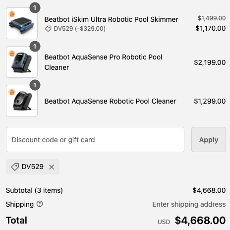 Apply a Beatbot Coupon Code