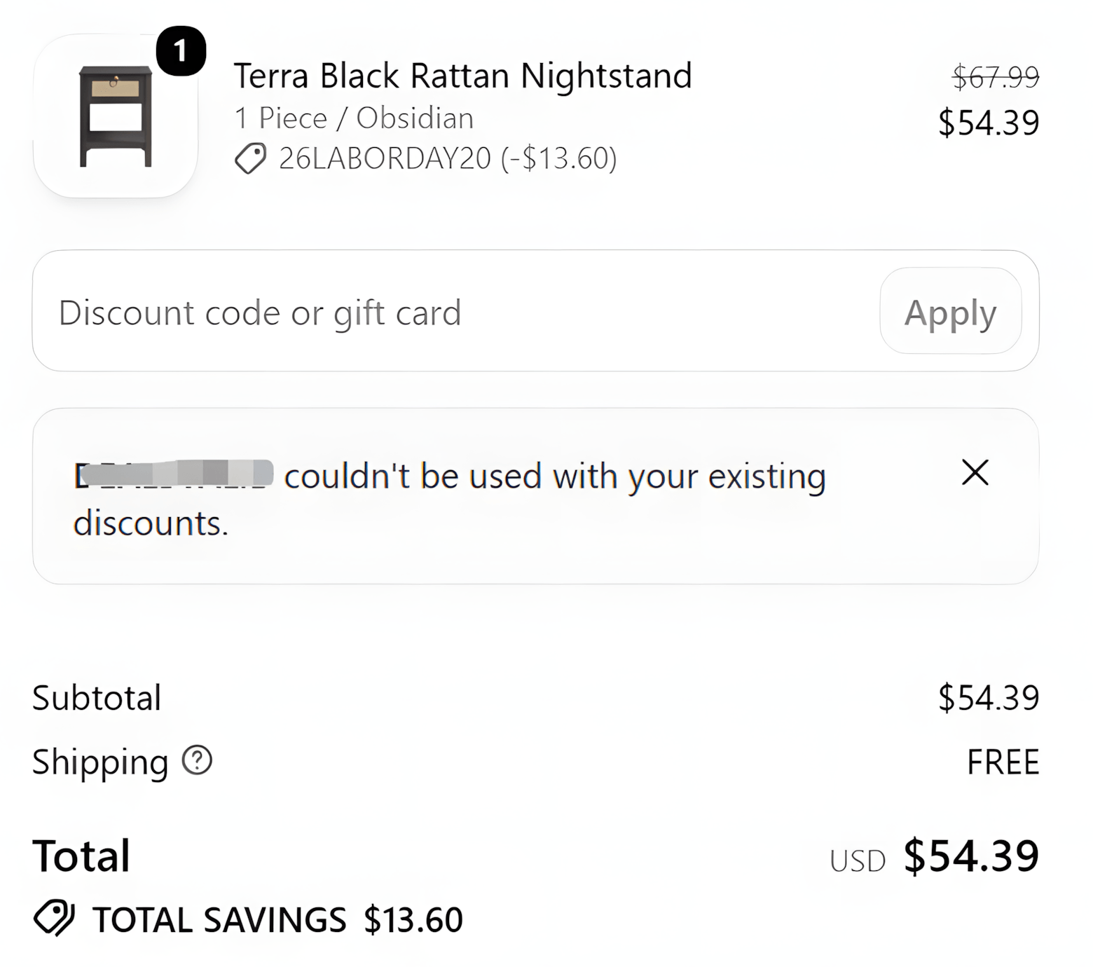 Some Sicotas codes cannot be combined with an existing discount Some Sicotas codes cannot be combined with an existing discount